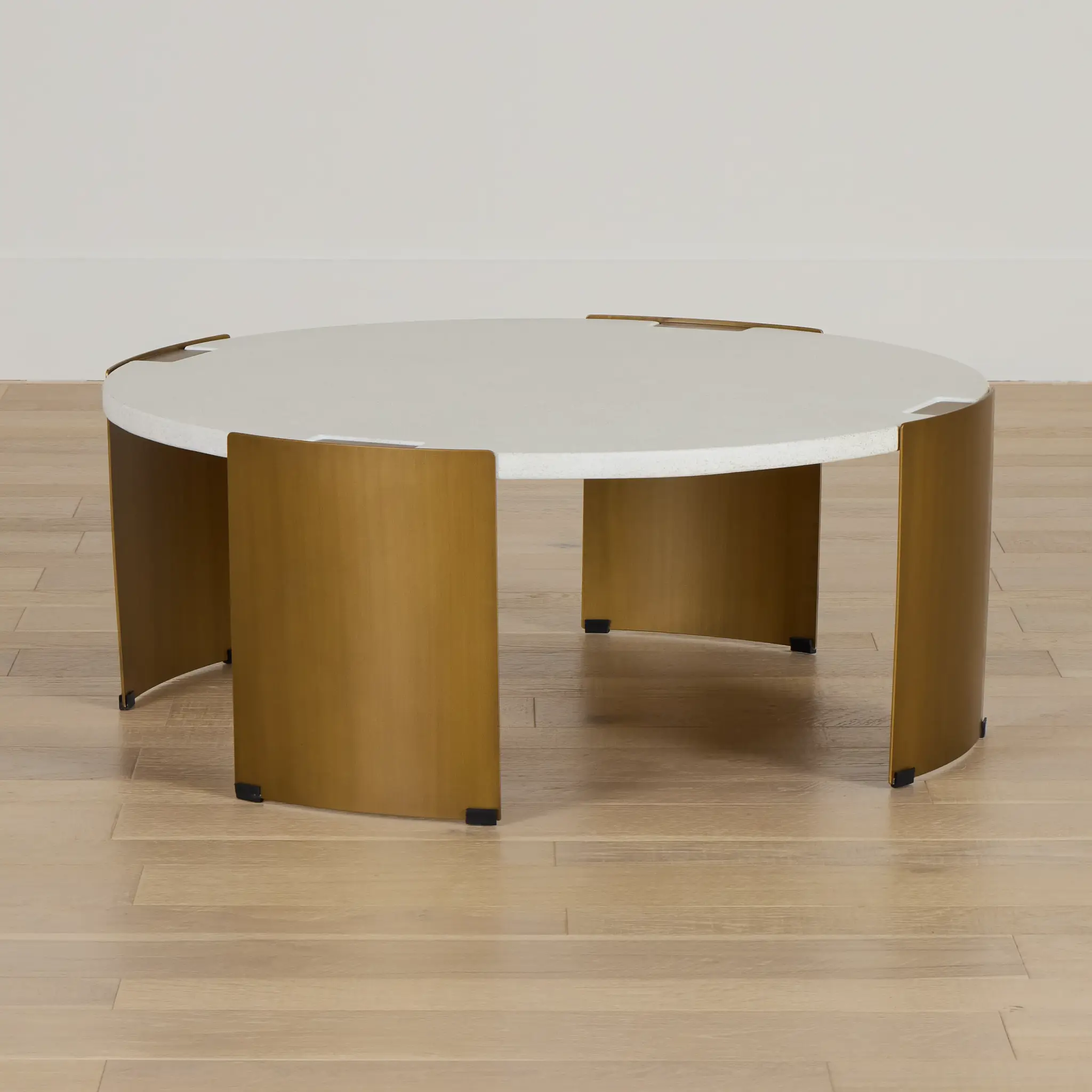 Jensen White Round Coffee Table Jensen White Round Coffee Table