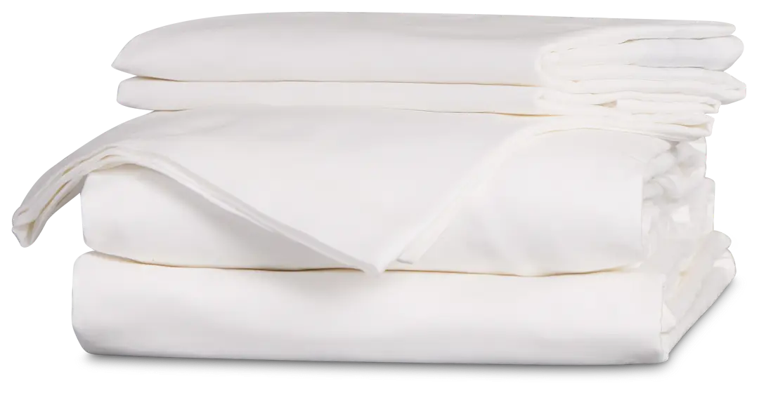 Rest & Renew Cotton Sateen White 300 Thread Sheet Set Rest & Renew Cotton Sateen White 300 Thread Sheet Set