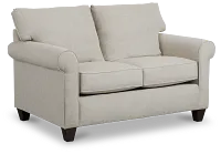 Cameron Beige Fabric Loveseat