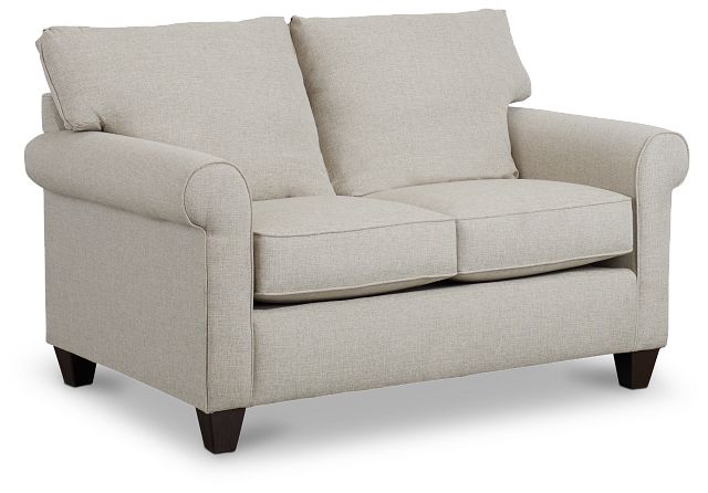 Cameron Beige Fabric Loveseat