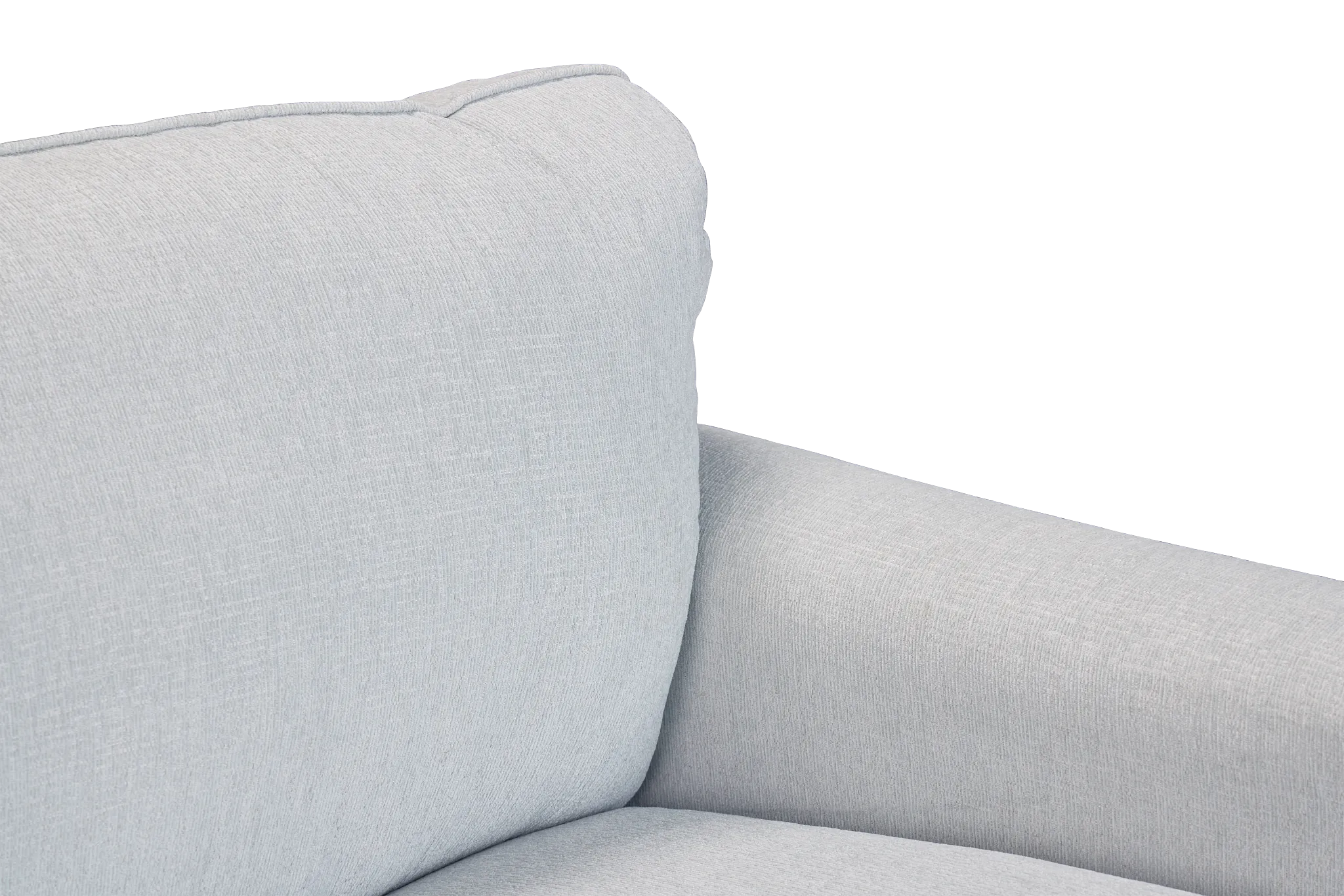 Avalon Light Blue Fabric Memory Foam Sleeper