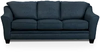Avery Dark Blue Fabric Sofa