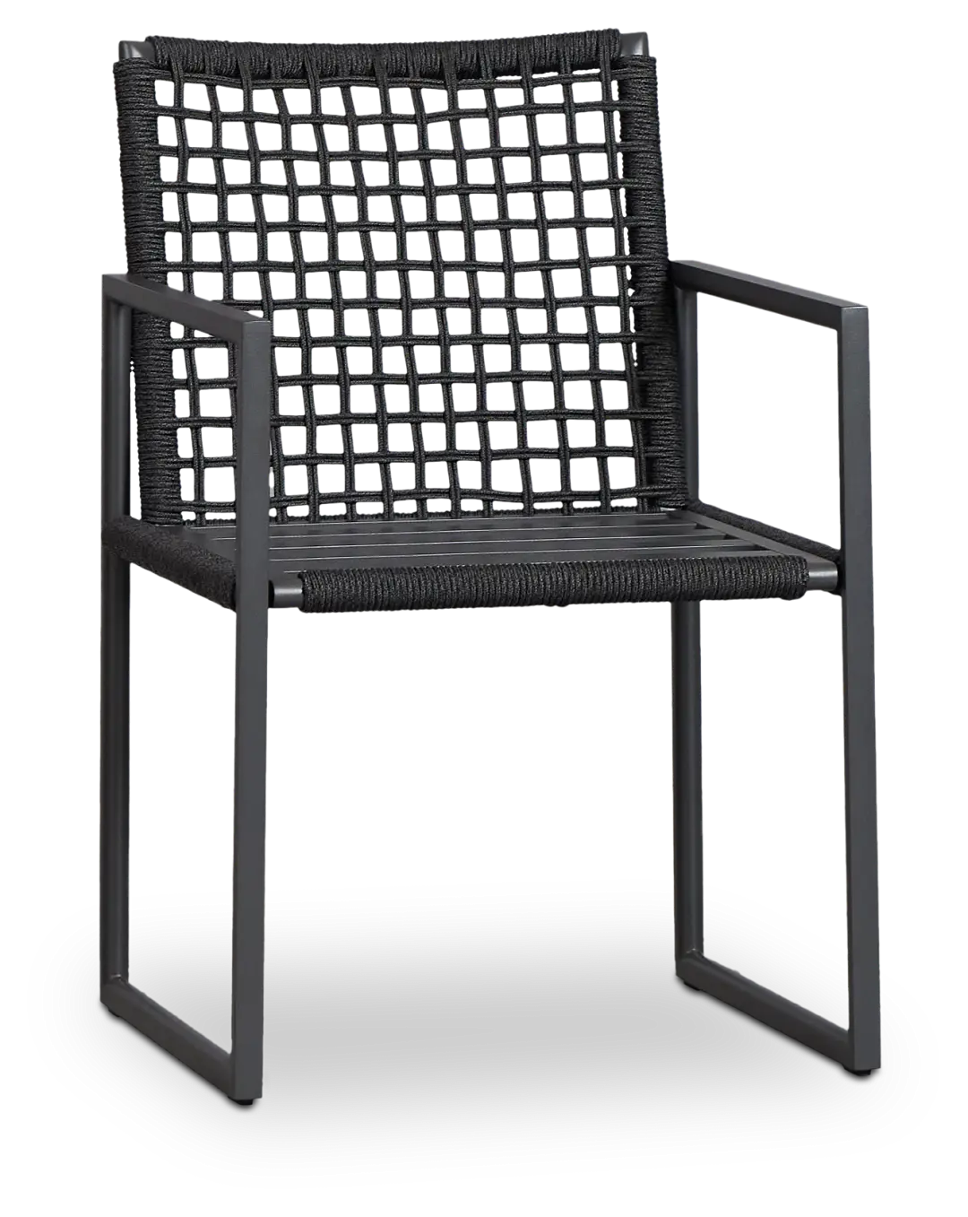 Sunrise Dark Gray Aluminum Arm Chair Frame Sunrise Dark Gray Aluminum Arm Chair Frame
