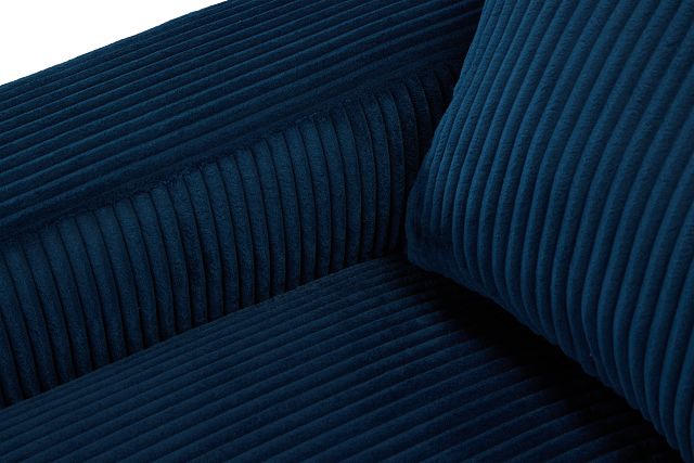 Charlie Dark Blue Fabric Chair