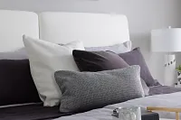 Nova Black Lumbar Accent Pillow