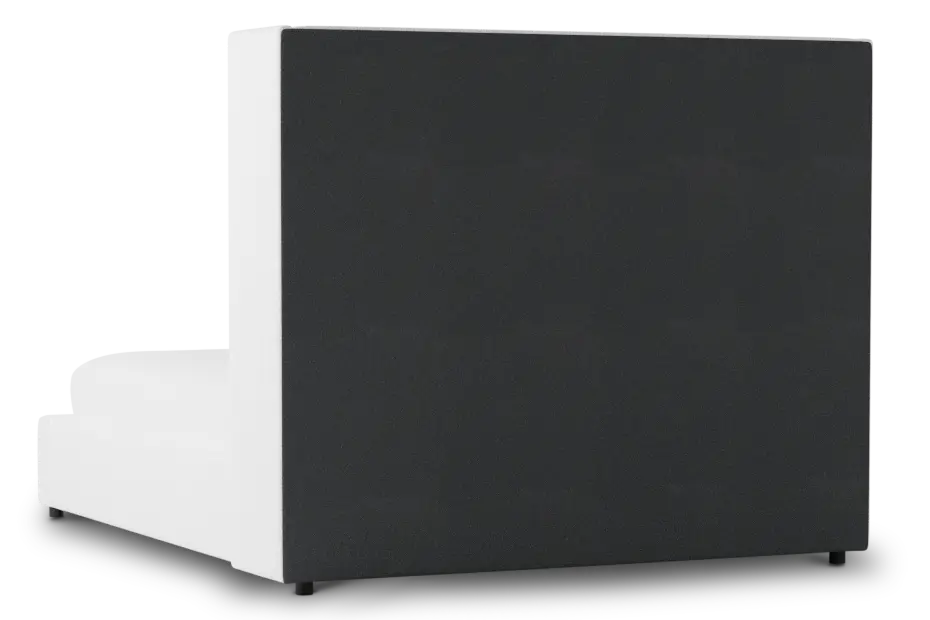 Captiva Revenue White 60" Upholstered Shelter Bed Captiva Revenue White 60" Upholstered Shelter Bed