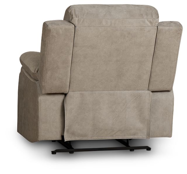 Benson Beige Micro Recliner