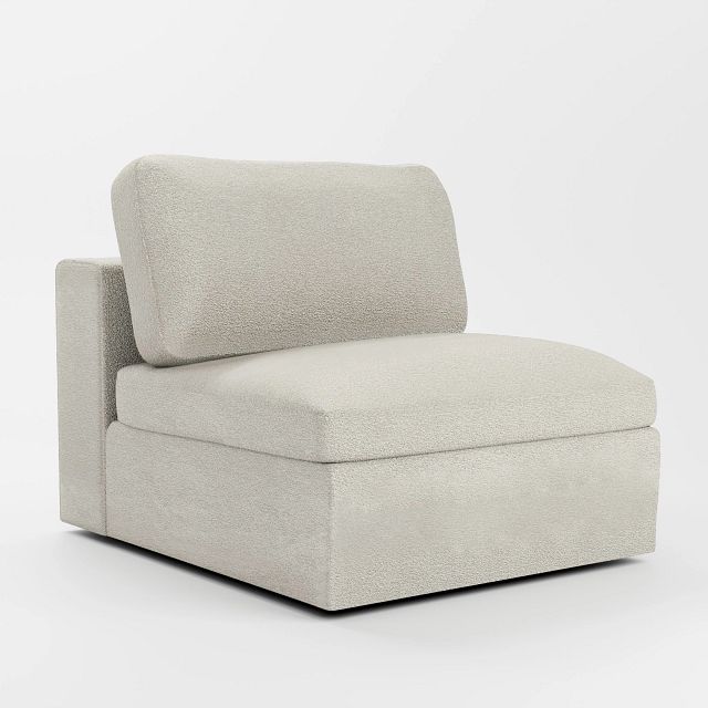 Destin Elite Ivory Fabric Swivel Chair