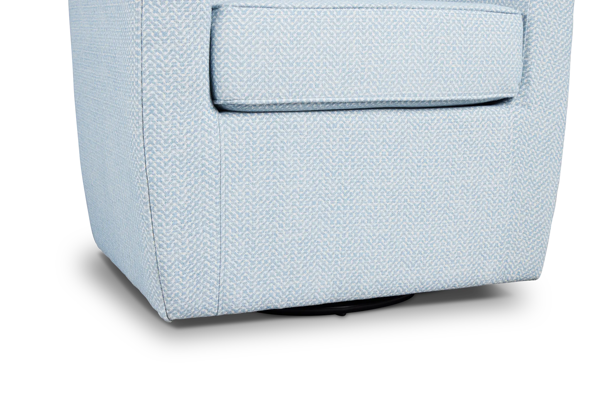 Harley Light Blue Fabric Swivel Accent Chair Harley Light Blue Fabric Swivel Accent Chair