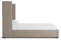 Captiva Elite Brown 60" Upholstered Shelter Bed