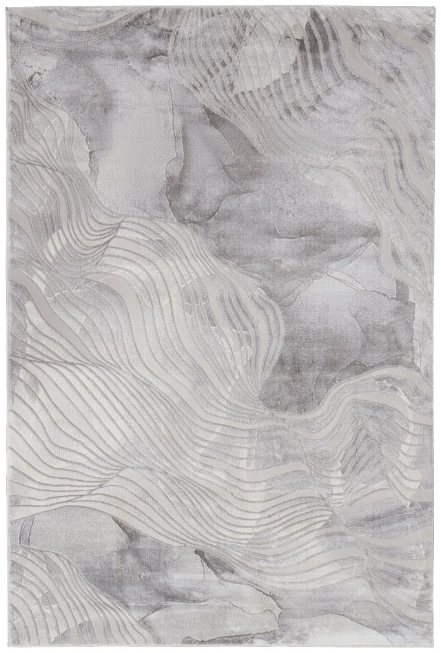 Valeria Light Gray 8x10 Area Rug