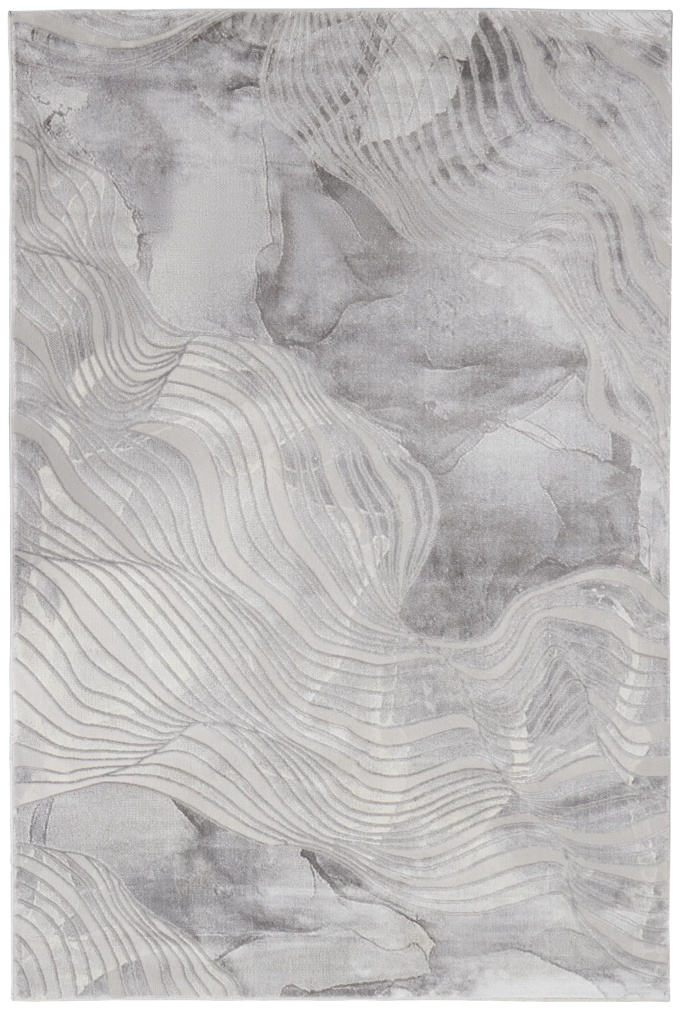 Valeria Light Gray 8x10 Area Rug