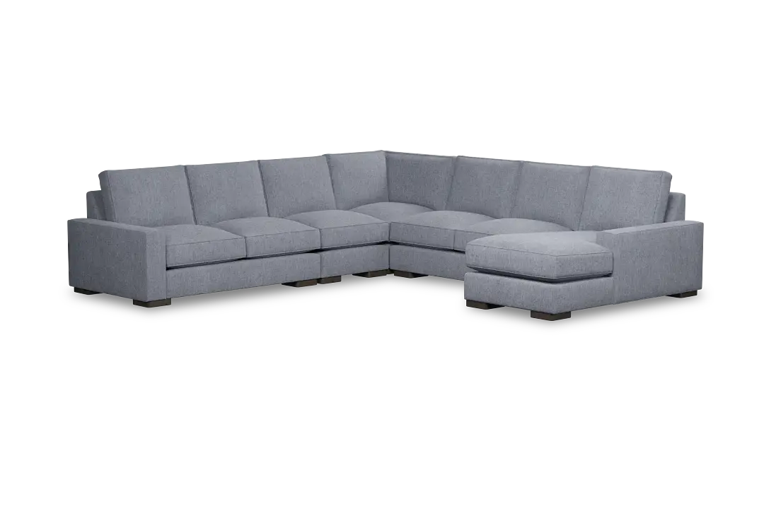 Edgewater Elevation Gray Large Right Chaise Sectional Edgewater Elevation Gray Large Right Chaise Sectional