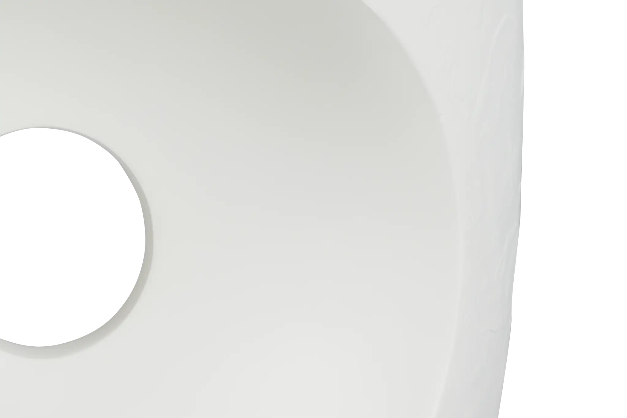 Malibu White Round End Table Malibu White Round End Table