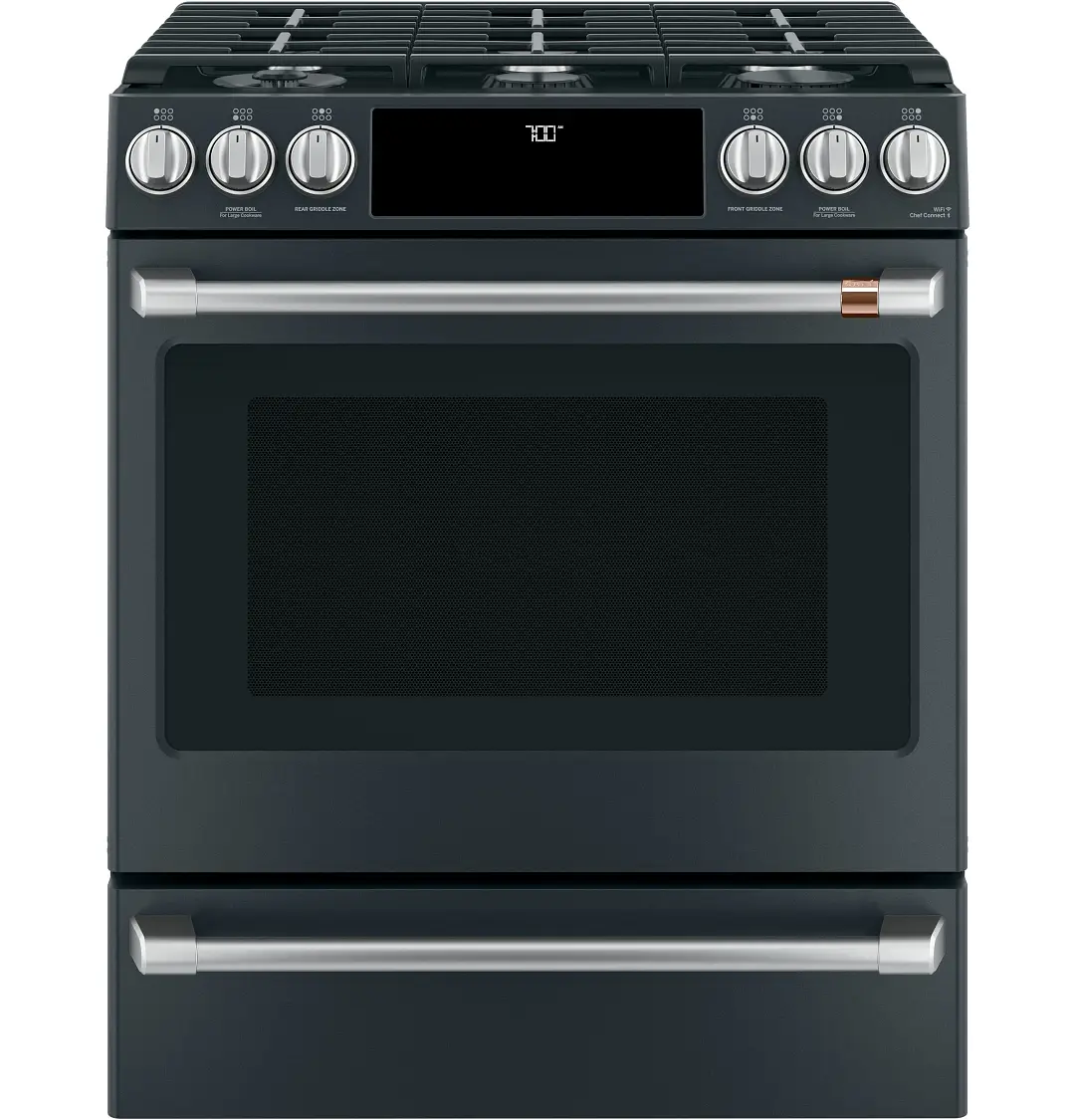 Cafe 700 Series Black 30" Gas Range Cafe 700 Series Black 30" Gas Range