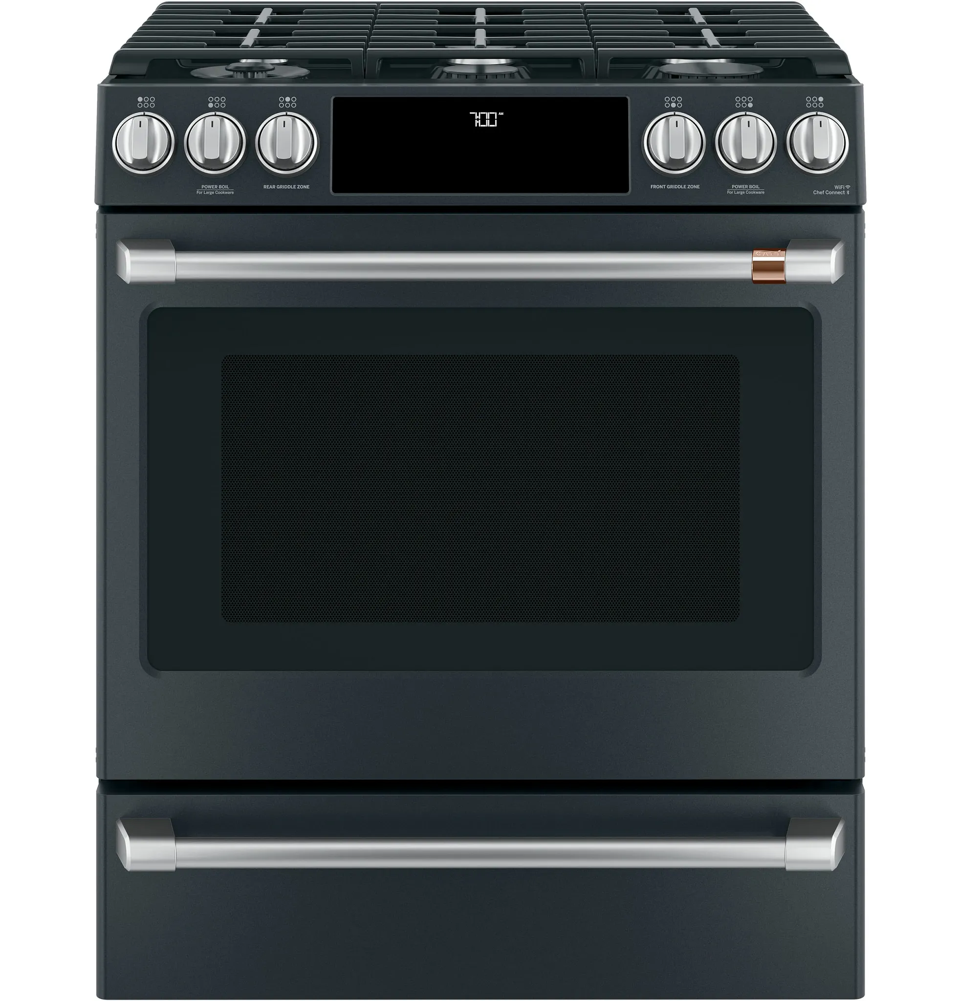 Cafe 700 Series Black 30" Gas Range