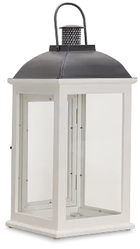 Greensville White Large Lantern
