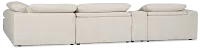 Drift Light Beige Fabric Small Dual Power Right Bumper Sectional
