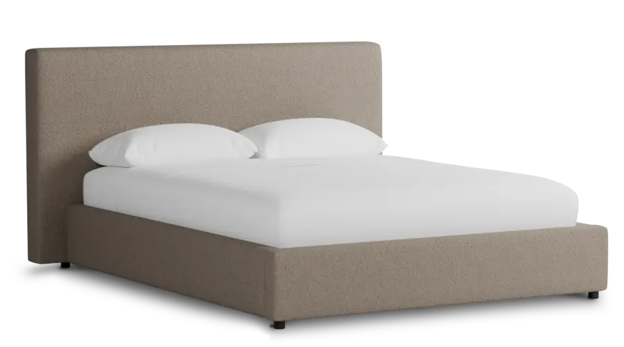 Grayton Elite Brown 44" Upholstered Platform Bed Grayton Elite Brown 44" Upholstered Platform Bed