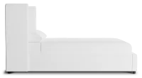 Captiva Suave White 48" Upholstered Shelter Bed