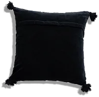 Nova Black 20" Accent Pillow