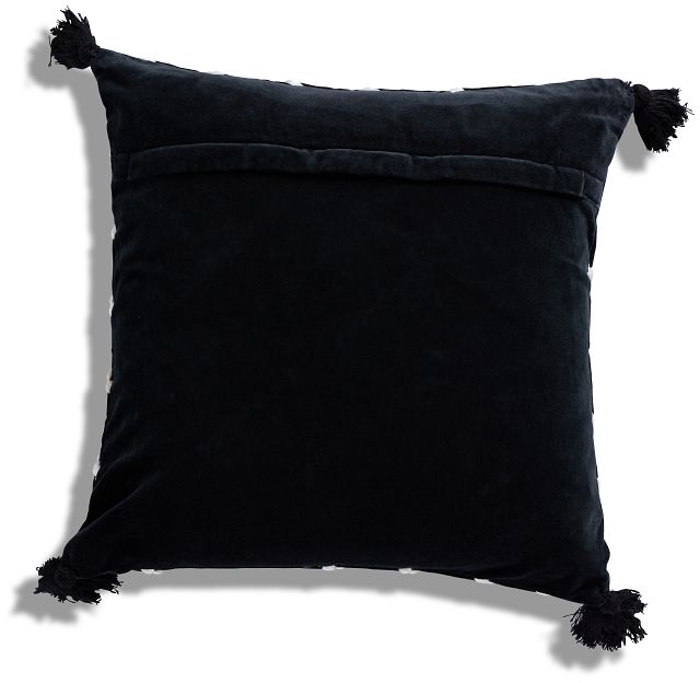 Nova Black 20" Accent Pillow