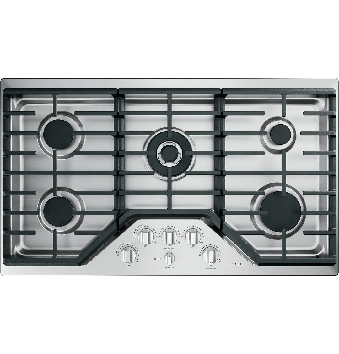 Cafe 95362 Series Stainless Steel 36" Gas Cook Top