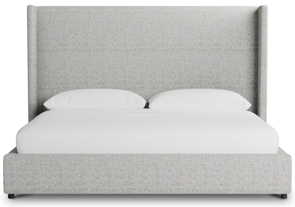 Captiva Natural Beauty Gray 60" Upholstered Shelter Bed Captiva Natural Beauty Gray 60" Upholstered Shelter Bed