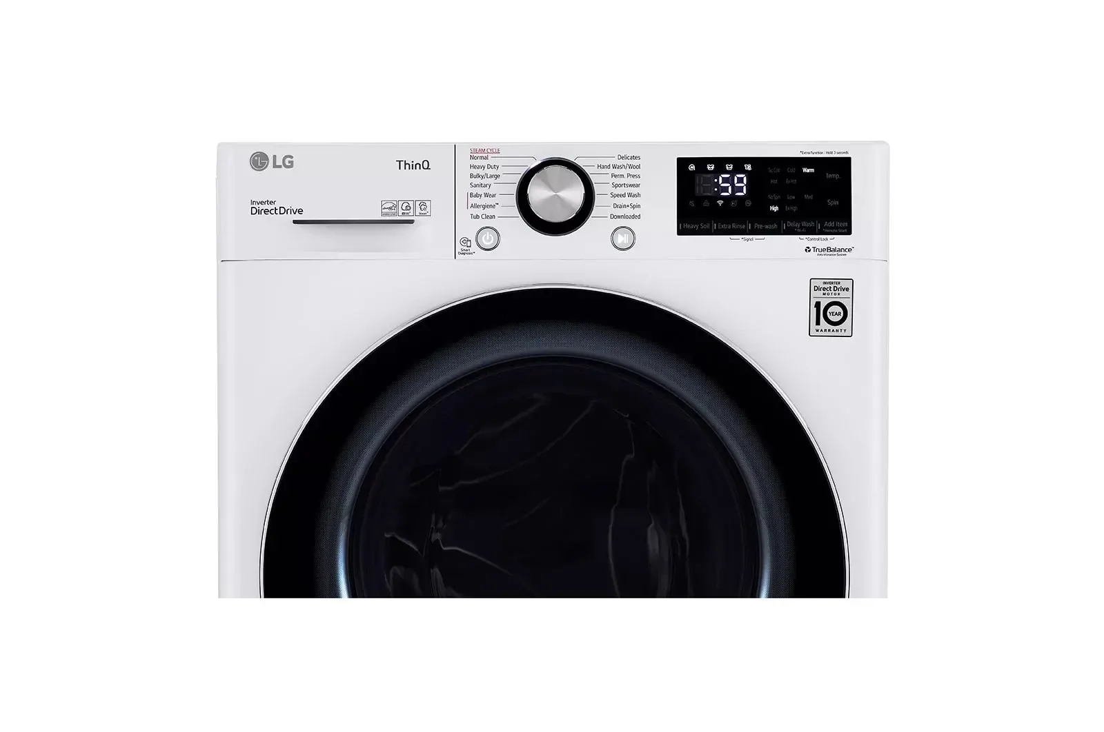 Lg 1455 Series White Front Load Washer