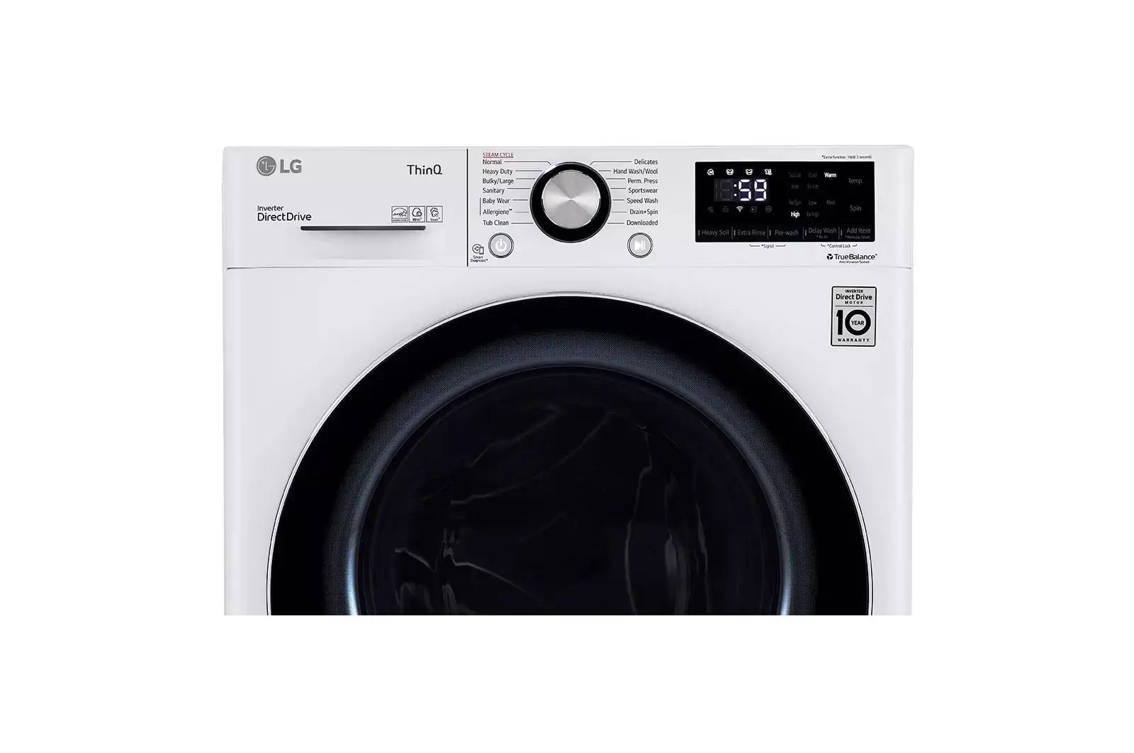 Lg 1455 Series White Front Load Washer Lg 1455 Series White Front Load Washer