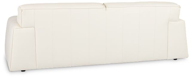 Blanca White Leather Sofa