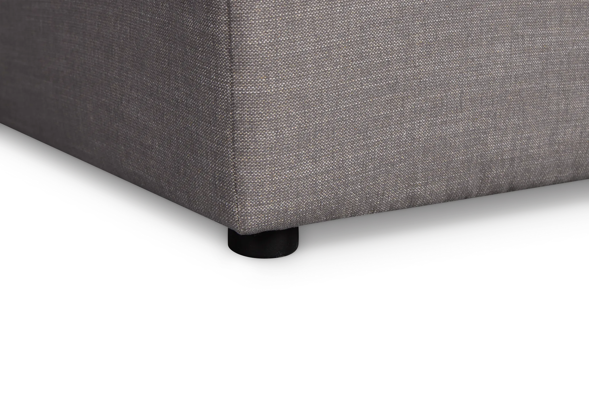 Serena Gray Fabric Ottoman