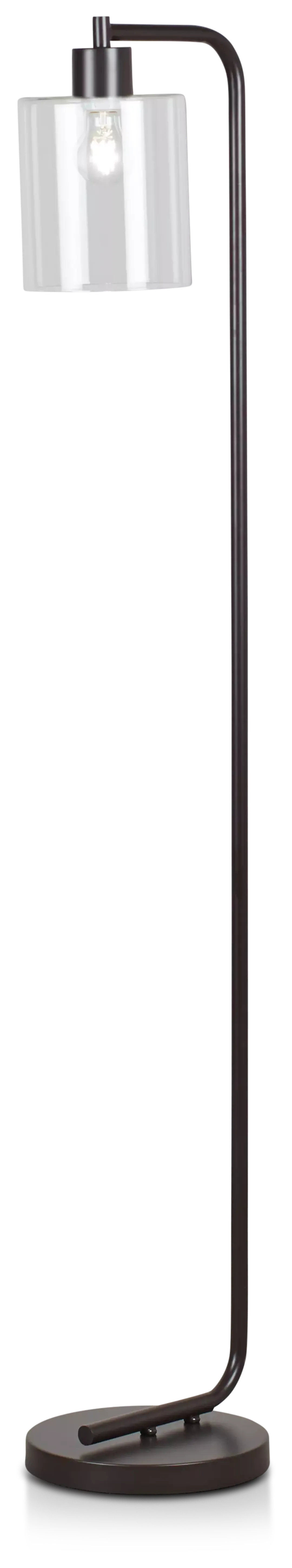 Maxwell Black Metal Floor Lamp