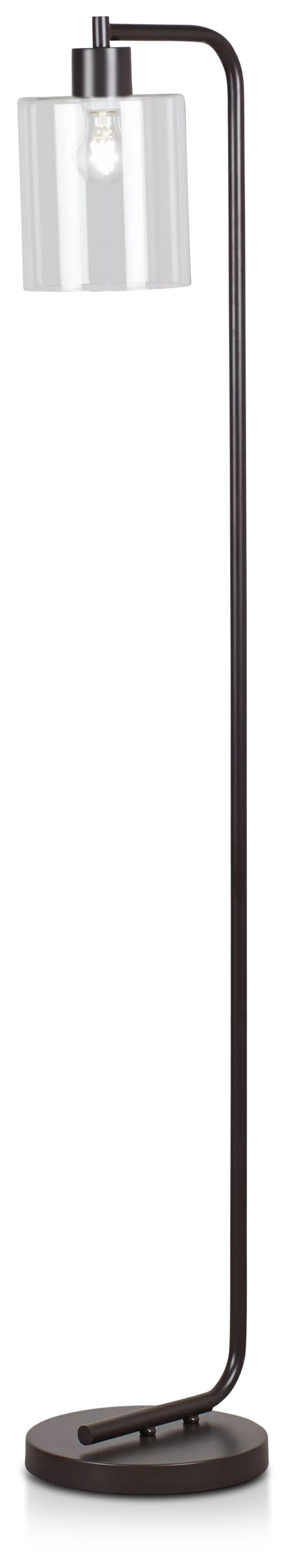 Maxwell Black Metal Floor Lamp