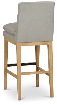 Nixon Gray 30" Upholstered Barstool