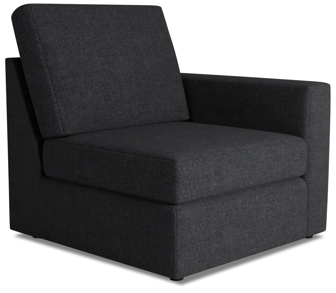 Citymod Dark Gray Fabric Right Chair