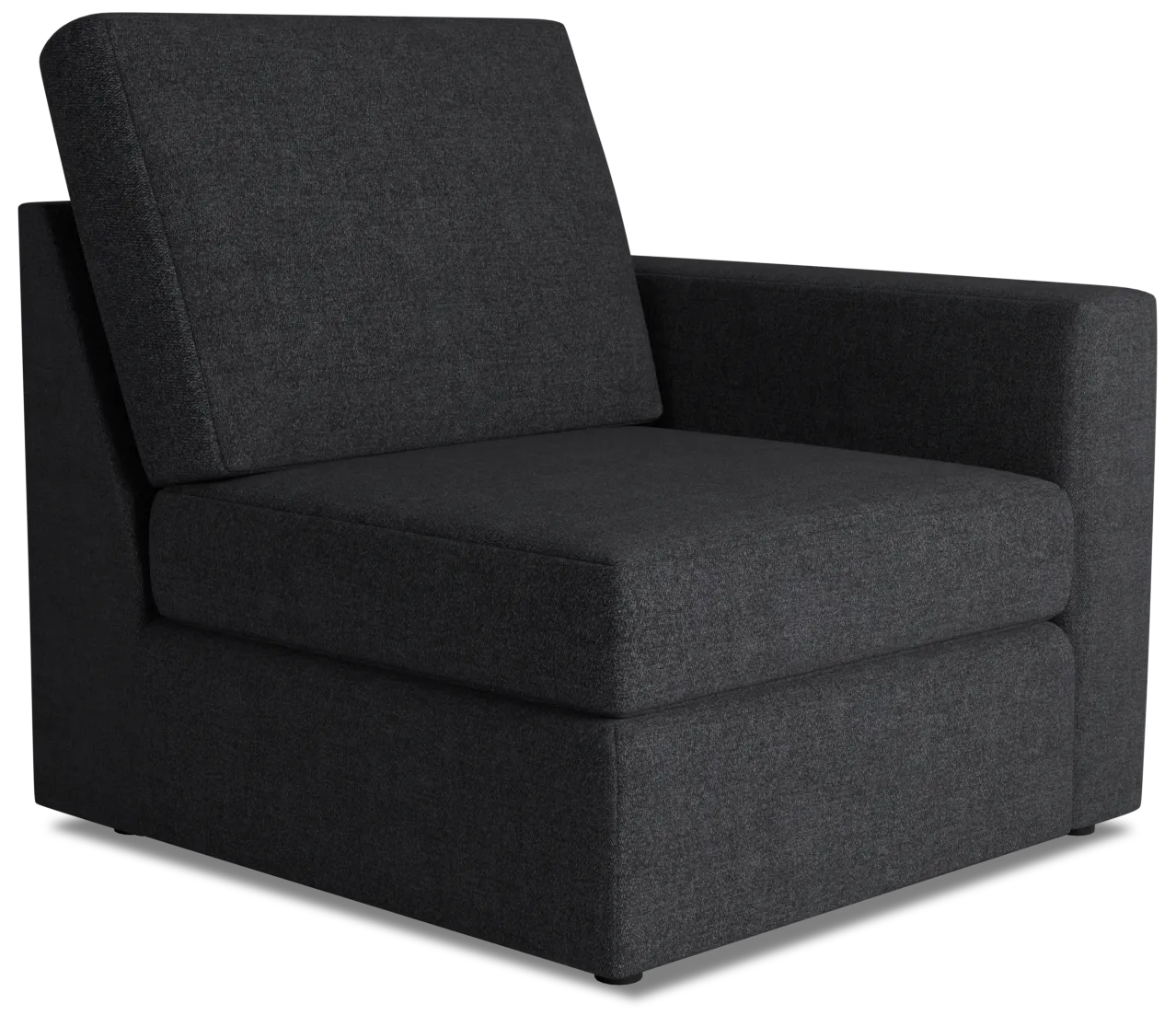Citymod Dark Gray Fabric Right Chair