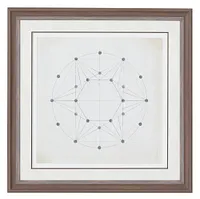 Ring Beige Framed Wall Art