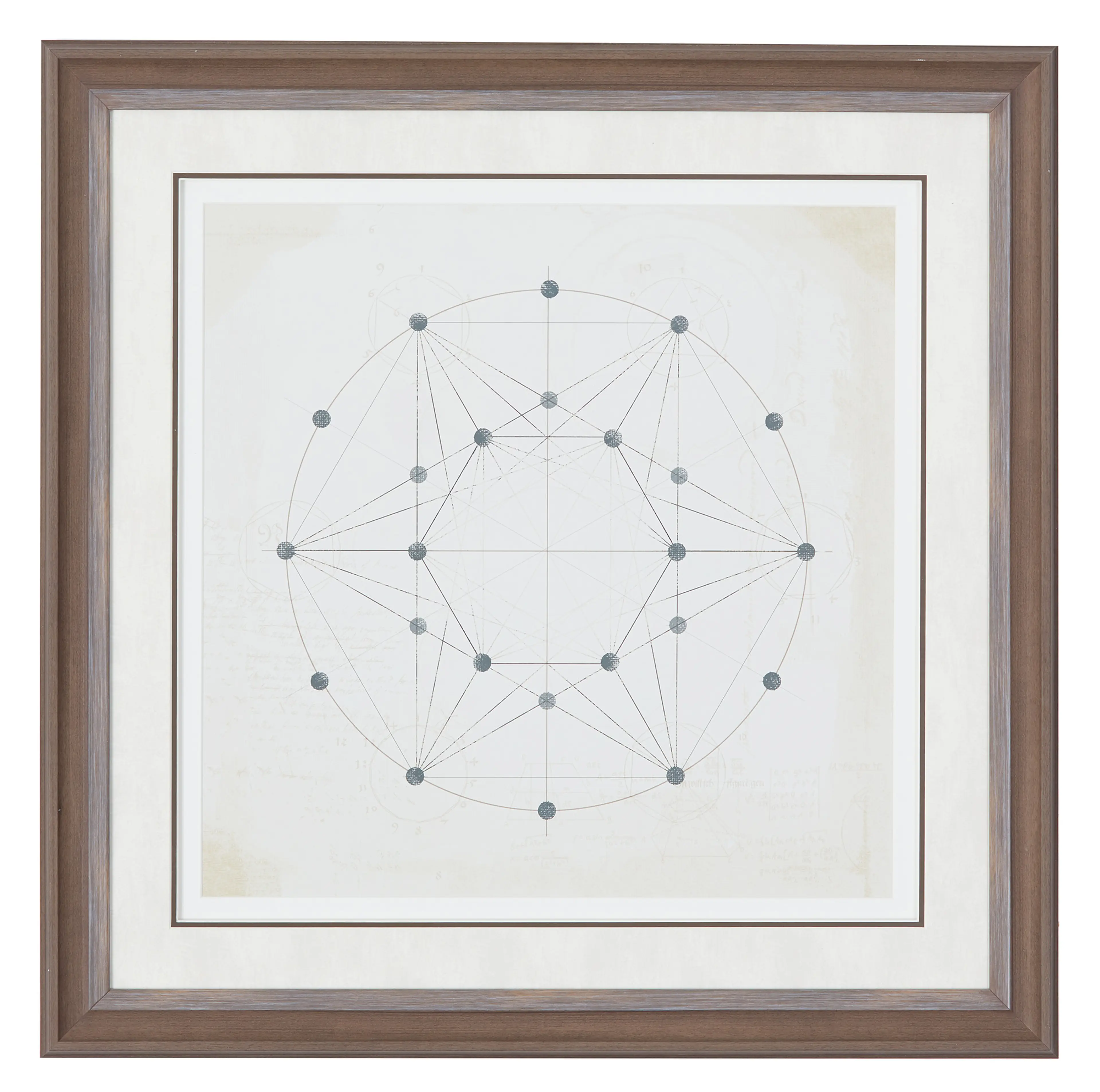 Ring Beige Framed Wall Art Ring Beige Framed Wall Art