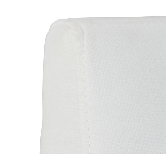 Miami White Fabric Upholstered Side Chair
