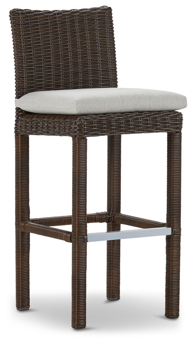 Southport Gray Woven 30" Barstool