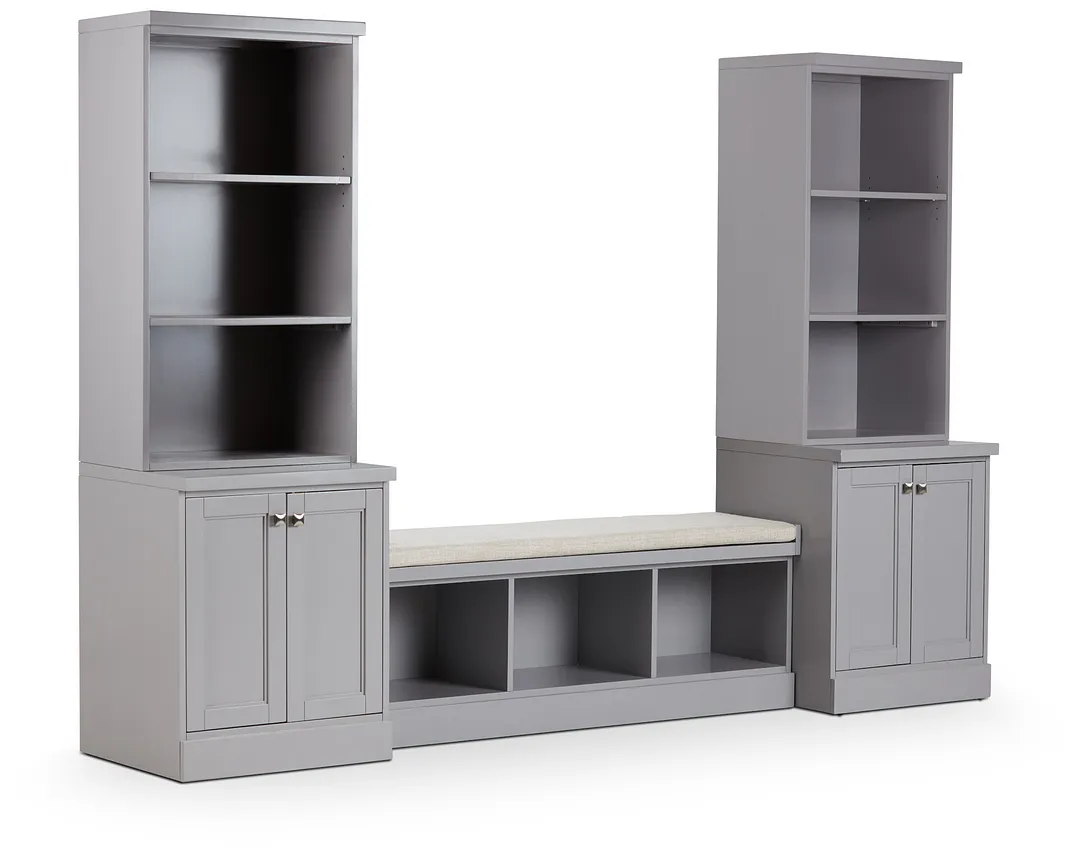 Newport Gray 106" Door Entryway