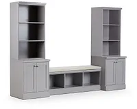 Newport Gray 106" Door Entryway