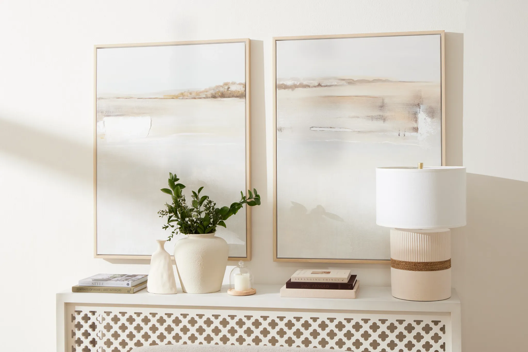 Calix Multicolored Canvas Wall Art