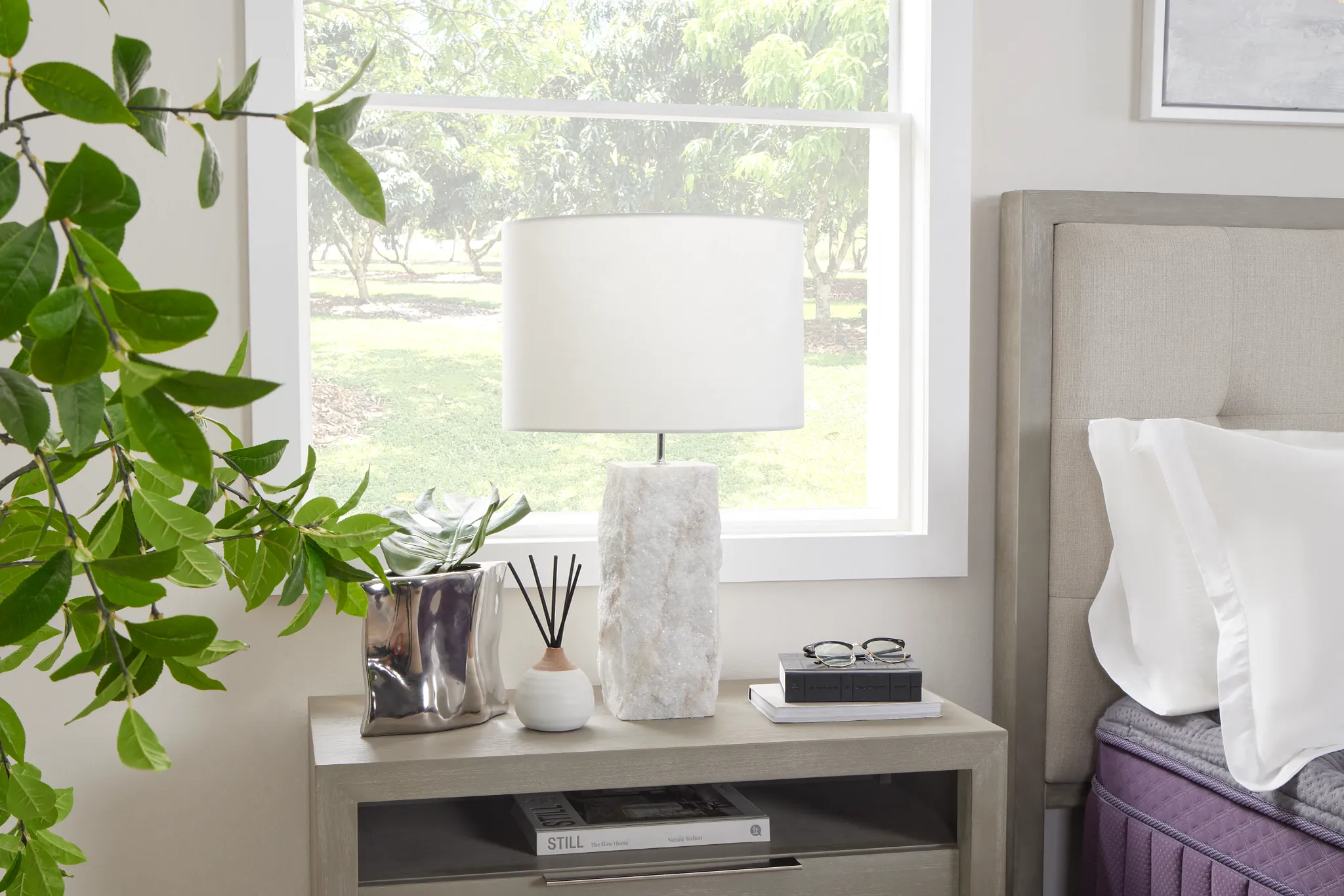 Posie Marble Table Lamp