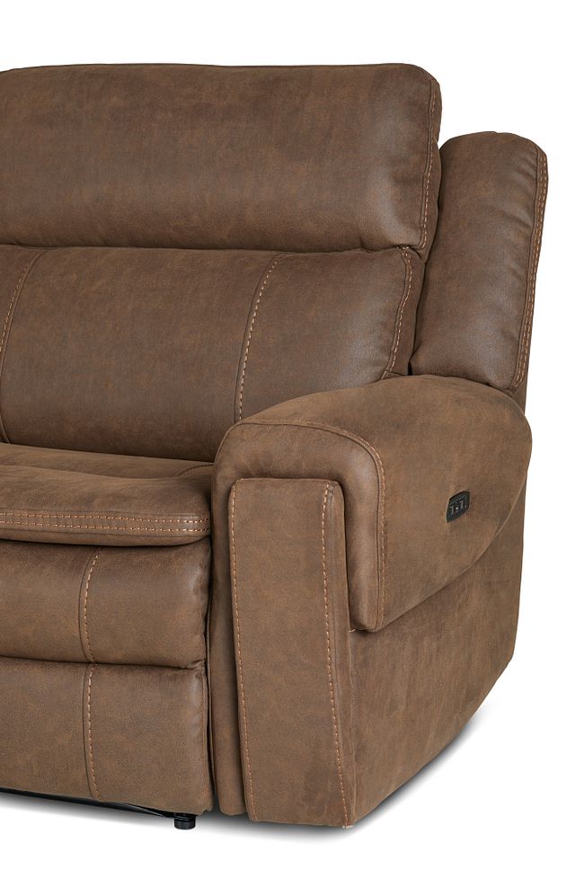 Scout Brown Micro Medium Dual Power Sectional