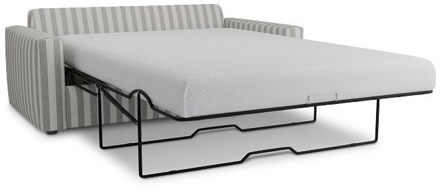 Siesta Sea Lane Dark Gray Fabric Memory Foam Sleeper