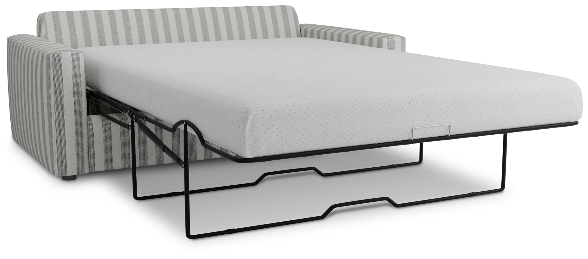 Siesta Sea Lane Dark Gray Fabric Memory Foam Sleeper