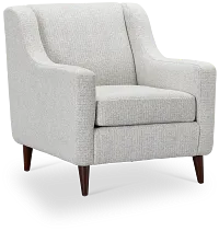 Zeta Light Blue Accent Chair