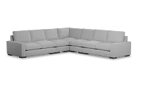 Edgewater Delray Light Gray Large Two-arm Sectional